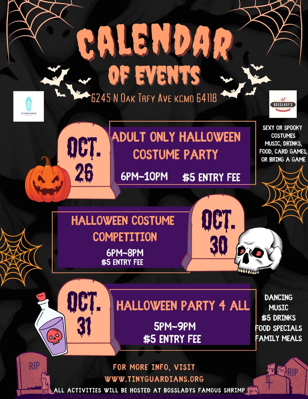 Halloween costume party for all ages