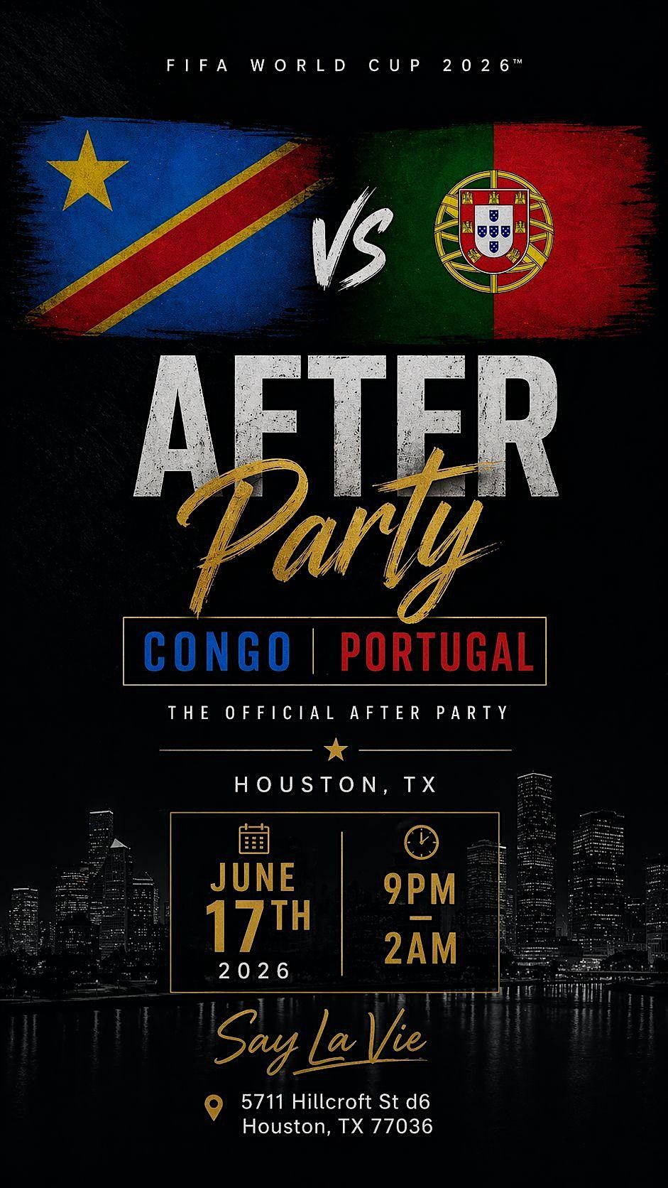 After Party DRCongo vs PORTUGAL