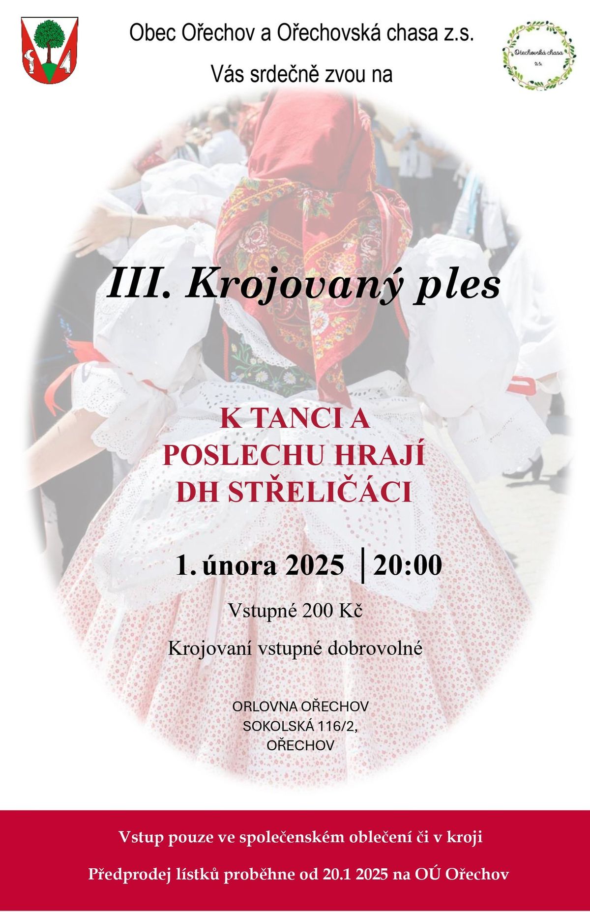 III. Krojovan\u00fd ples O\u0159echov