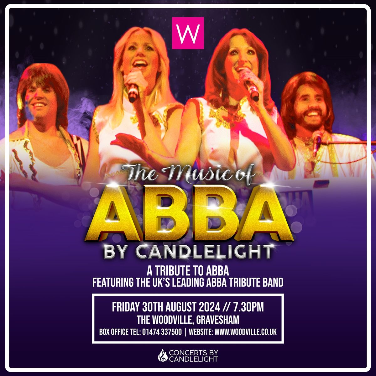 The Music Of ABBA By Candlelight At The Woodville, Gravesham