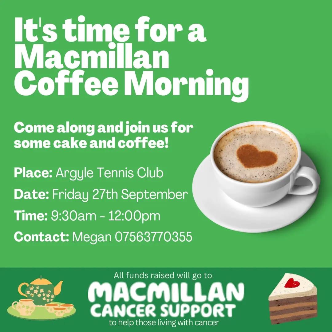 Macmillan Coffee Morning