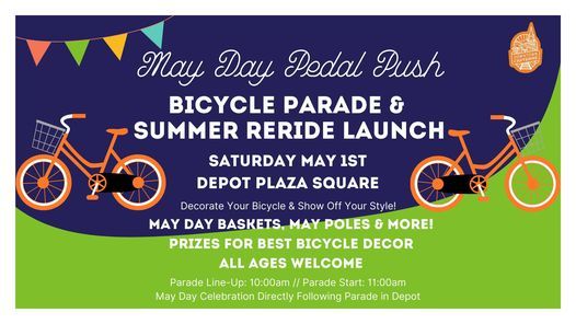 May Day Pedal Push Bicycle Parade