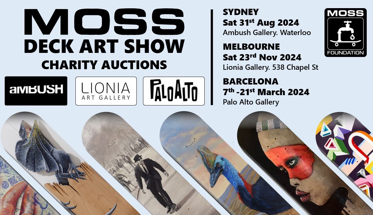 MOSS Deck Art Show MELBOURNE 2024