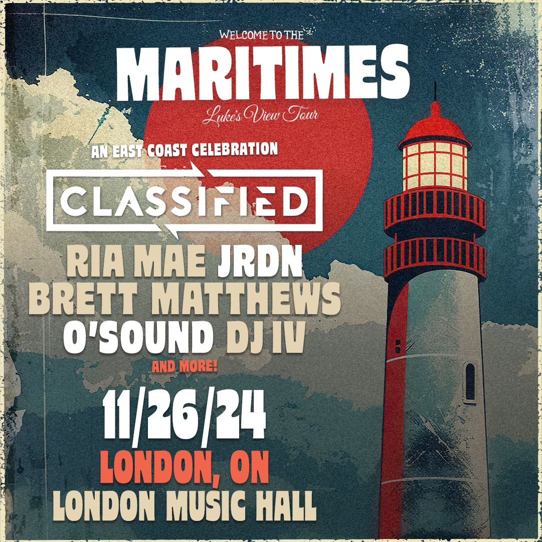 CLASSIFIED w\/ Ria Mae, JRDN, Brett Matthews, O'Sound, DJ IV - November 26th