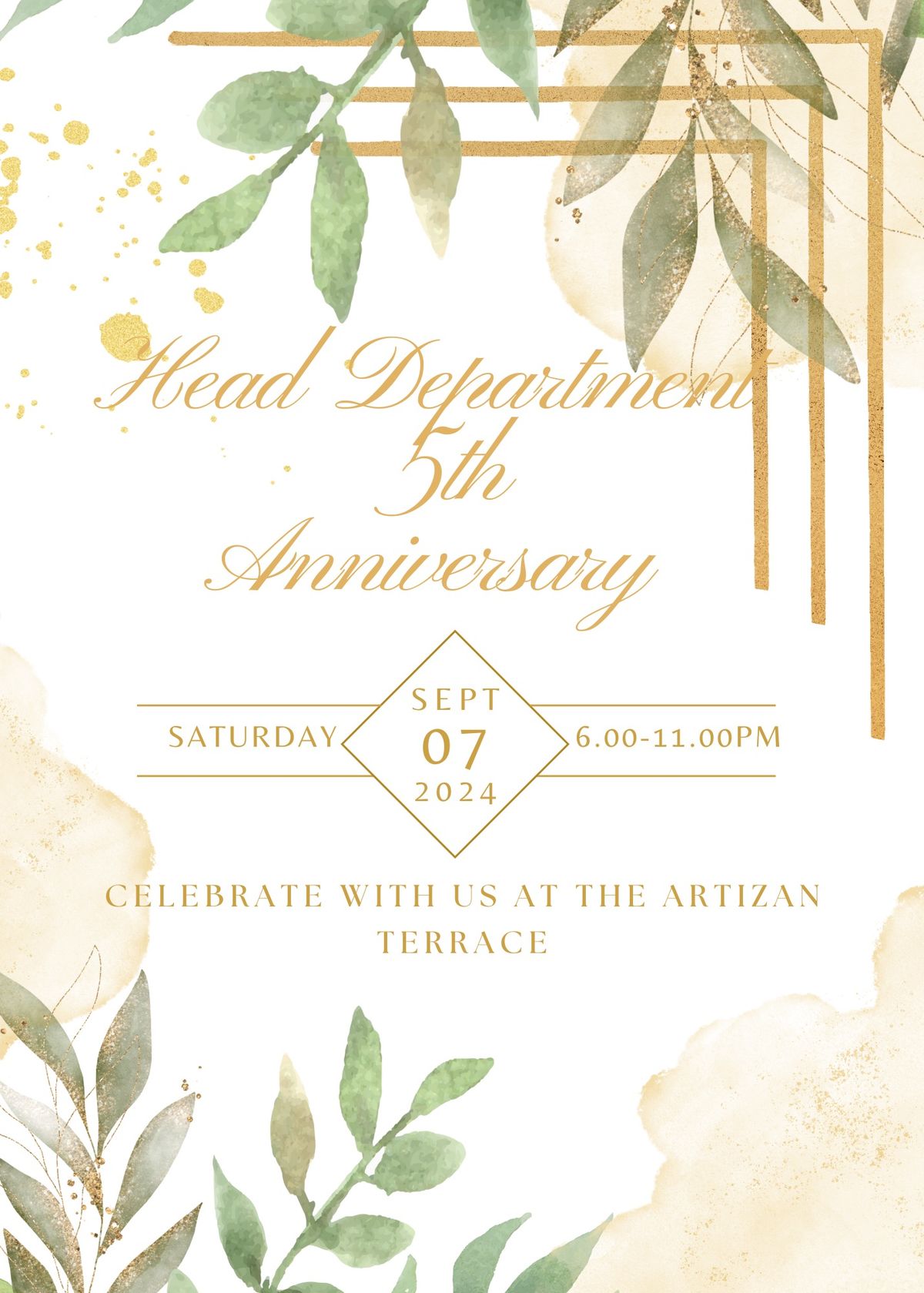 Head Departments 5th Anniversary!!