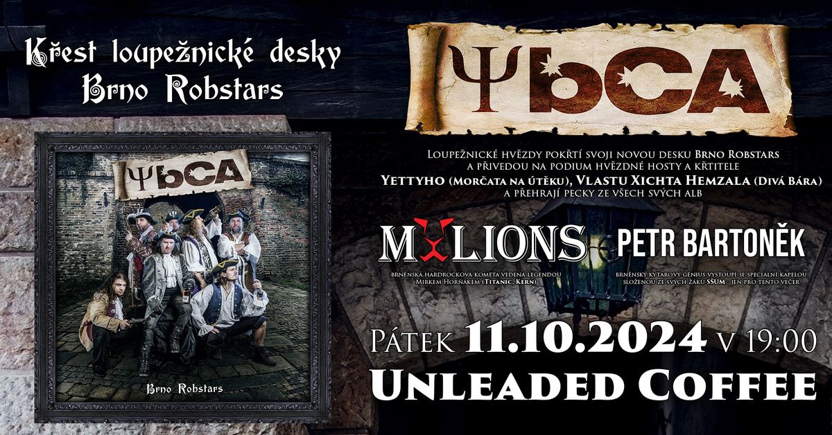 11.10. Brno - YBCA -k\u0159est alba, Mylions, Petr Barton\u011bk 