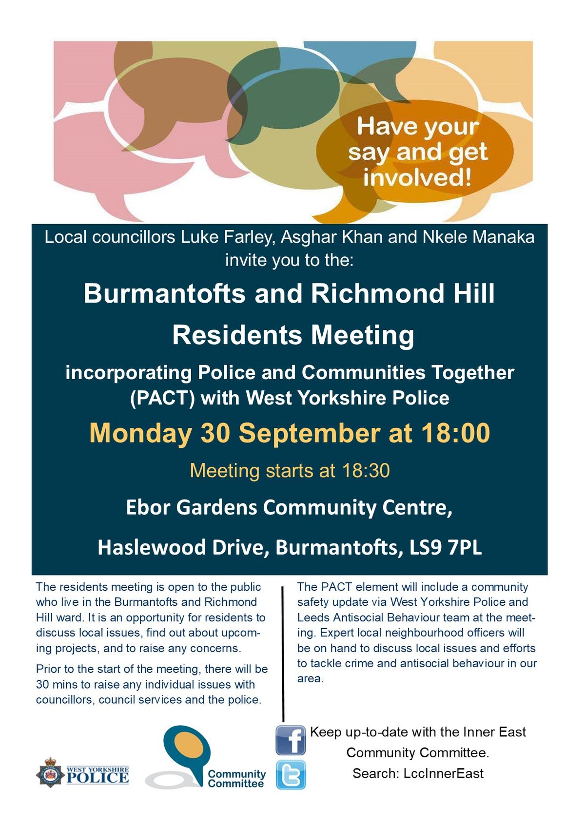 Burmantofts & Richmond Hill Residents Meeting