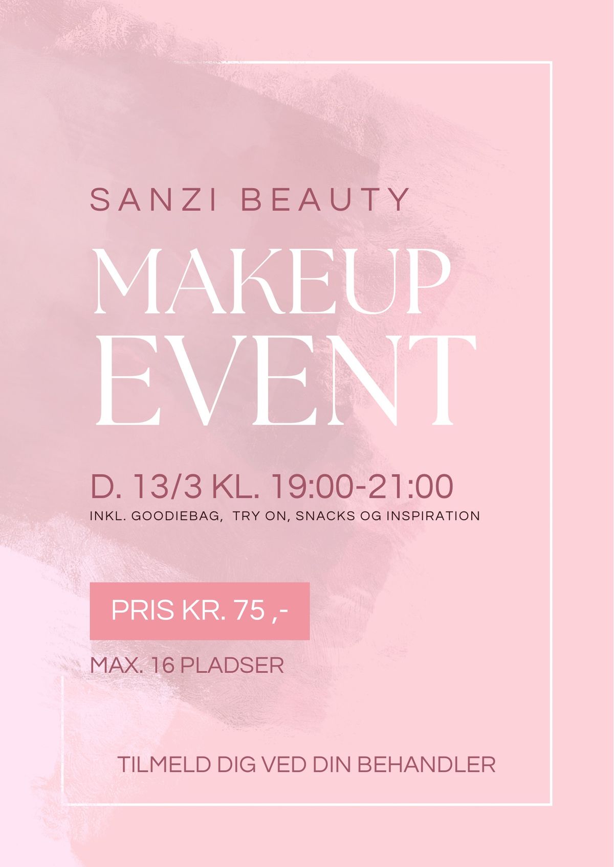 MAKEUP EVENT M. SANZI BEAUTY *FULDT BOOKET*