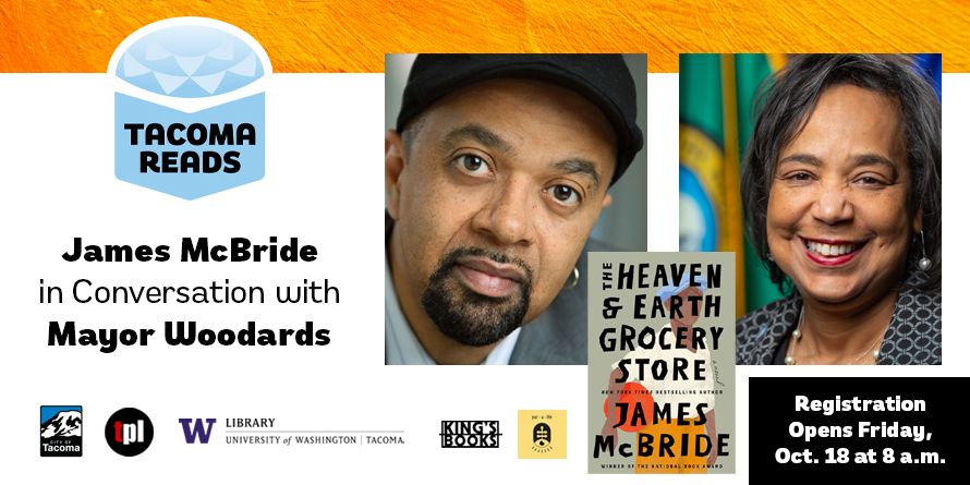 Tacoma Reads: James McBride in Conversation with Mayor Woodards