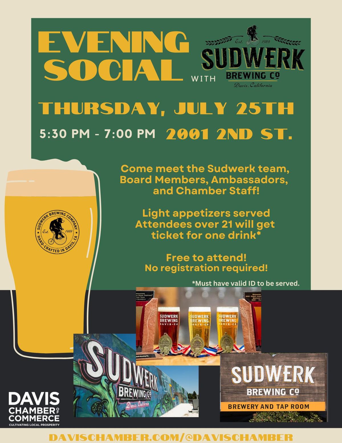 Evening Social with Sudwerk Brewing Co.