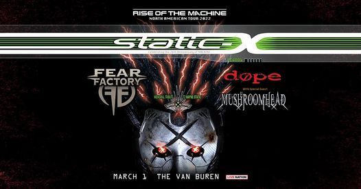 Static-X - Rise of The Machine Tour 2022