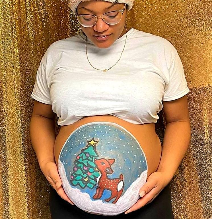 Christmas Paint-A-Mama Party 2025