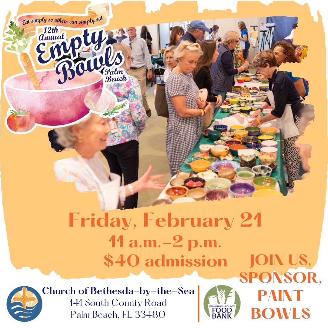 12th Annual Empty Bowls Palm Beach