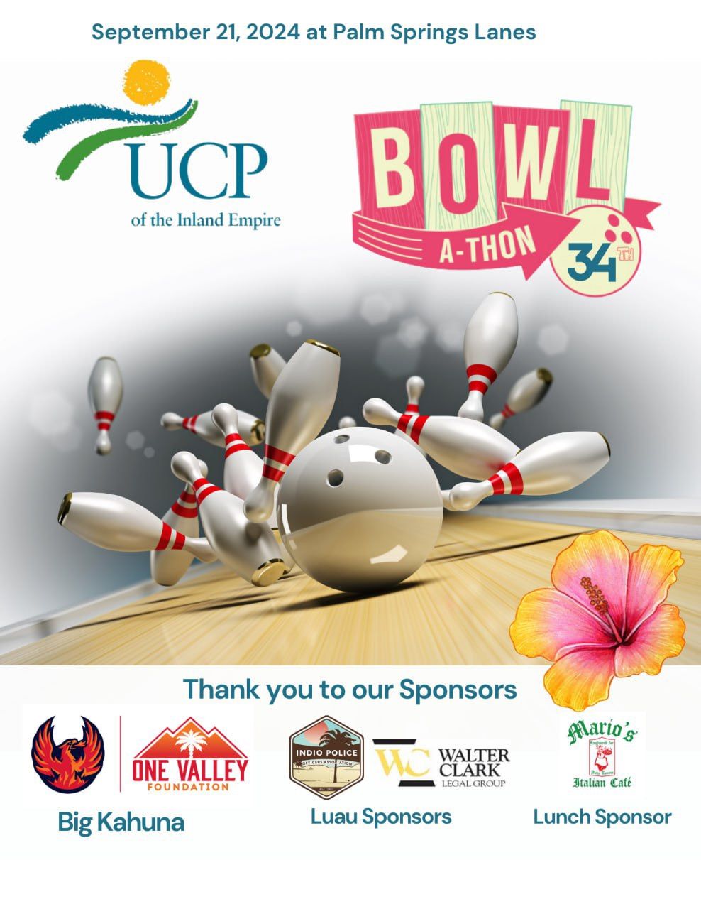 UCPIE 34th Annual Bowl-A-Thon "Luau Style"