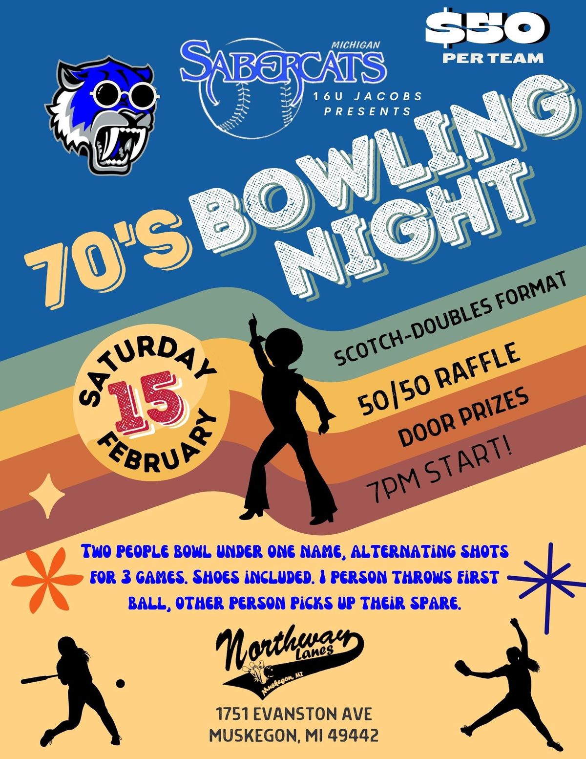 70\u2019s Bowling Night Fundraiser