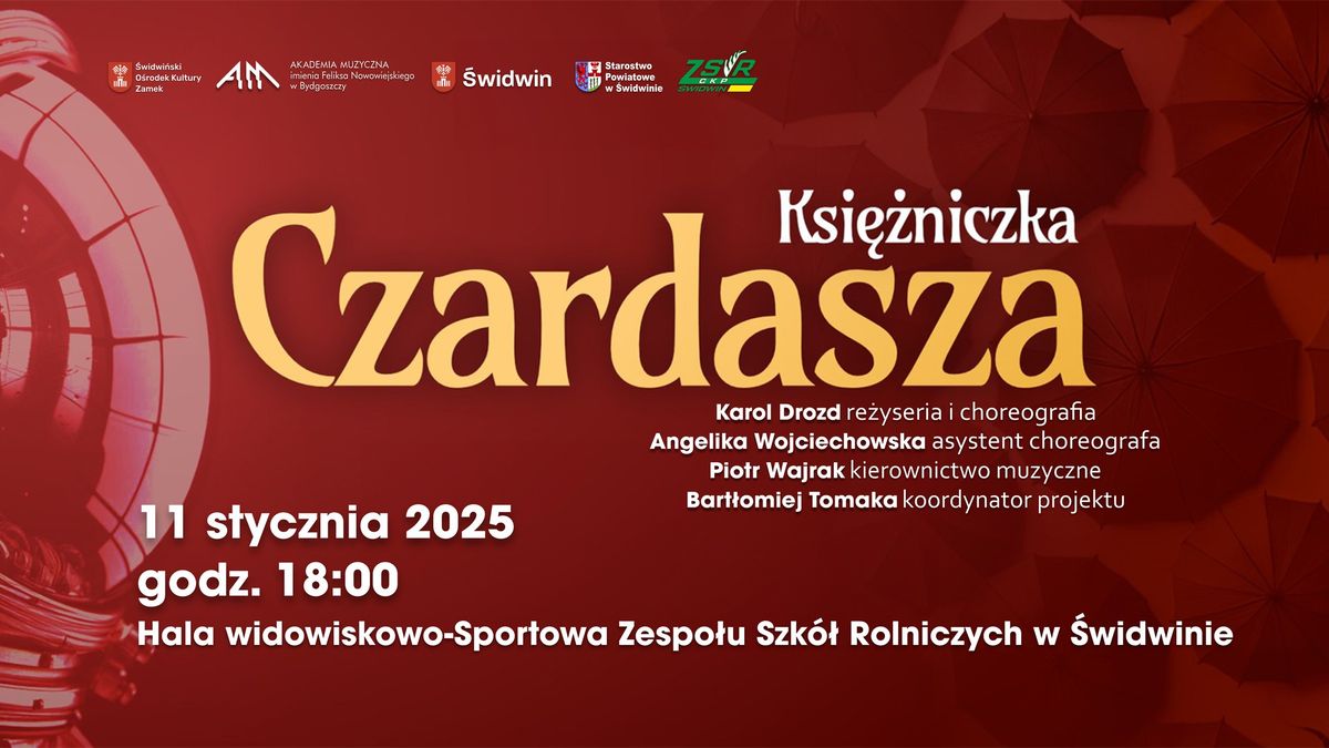 Ksi\u0119\u017cniczka Czardasza - operetka w 3 aktach