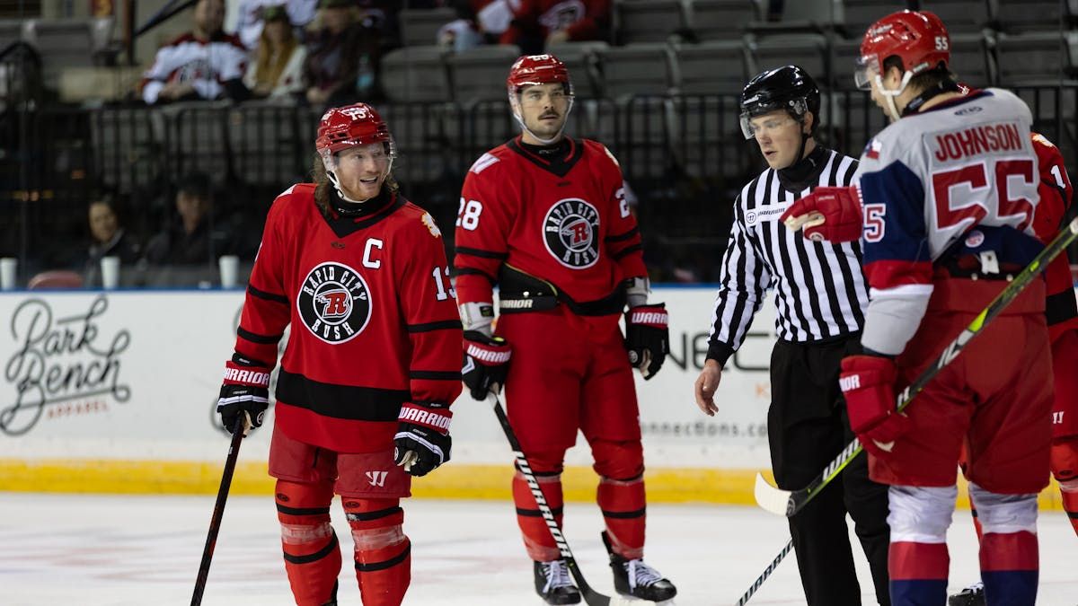 Parking Allen Americans at Rapid City Rush