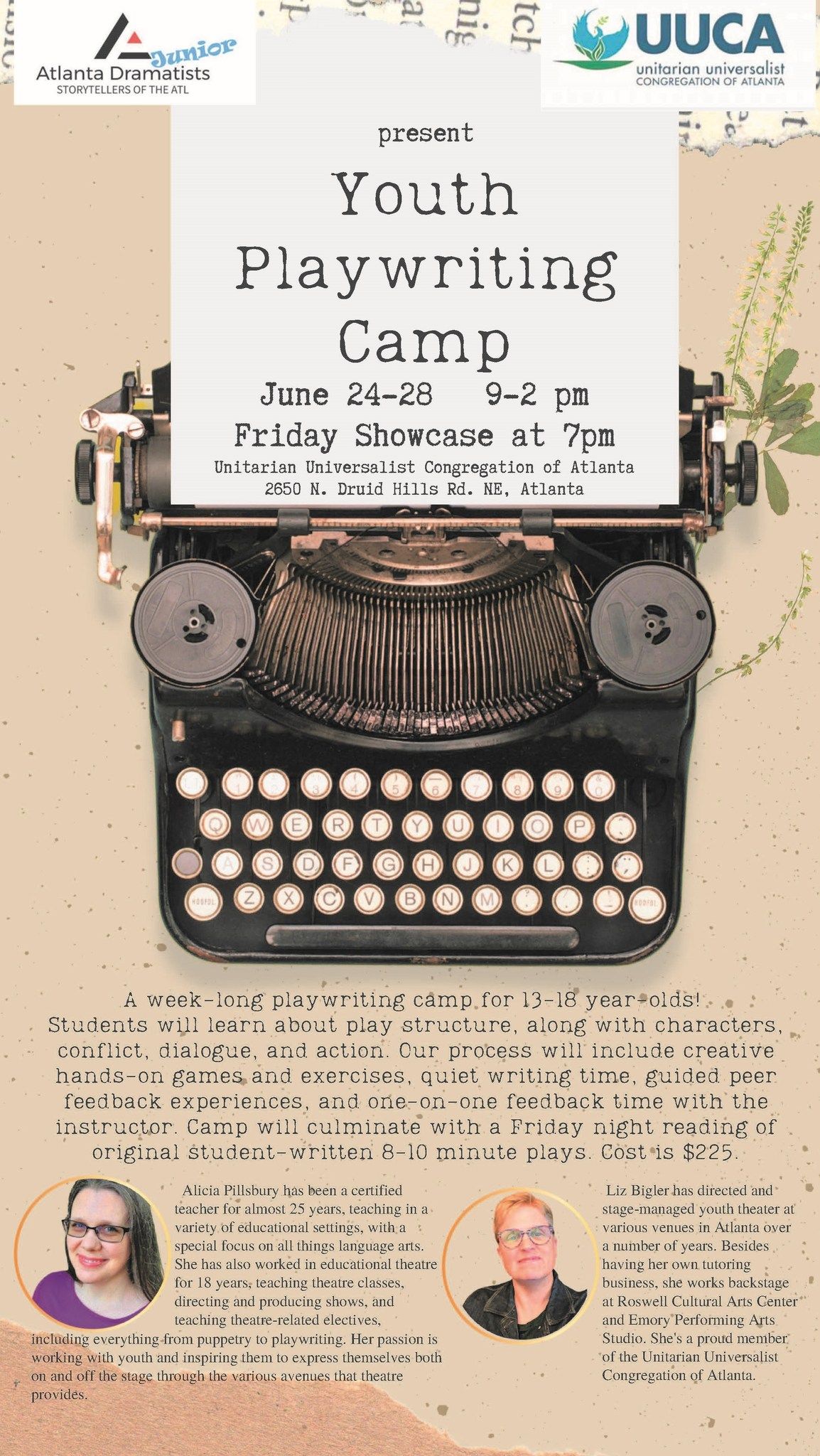 Youth Playwriting Camp