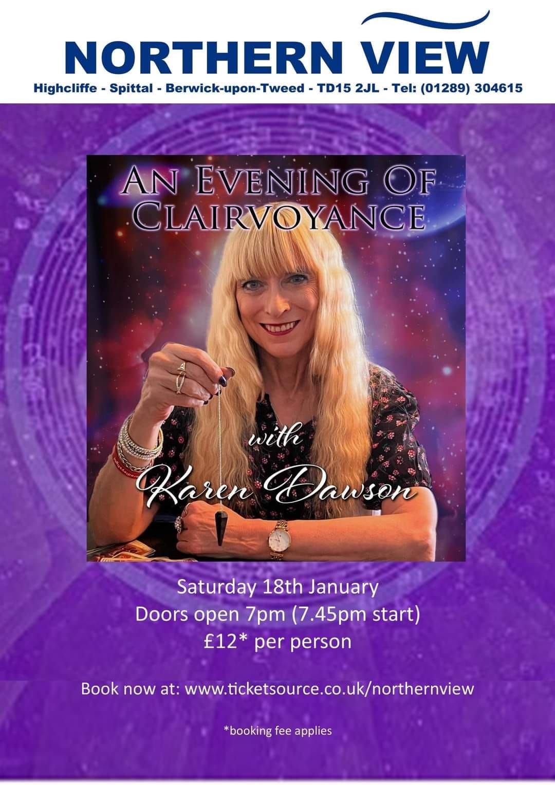 An Evening of Clairvoyance with Karen Dawson 