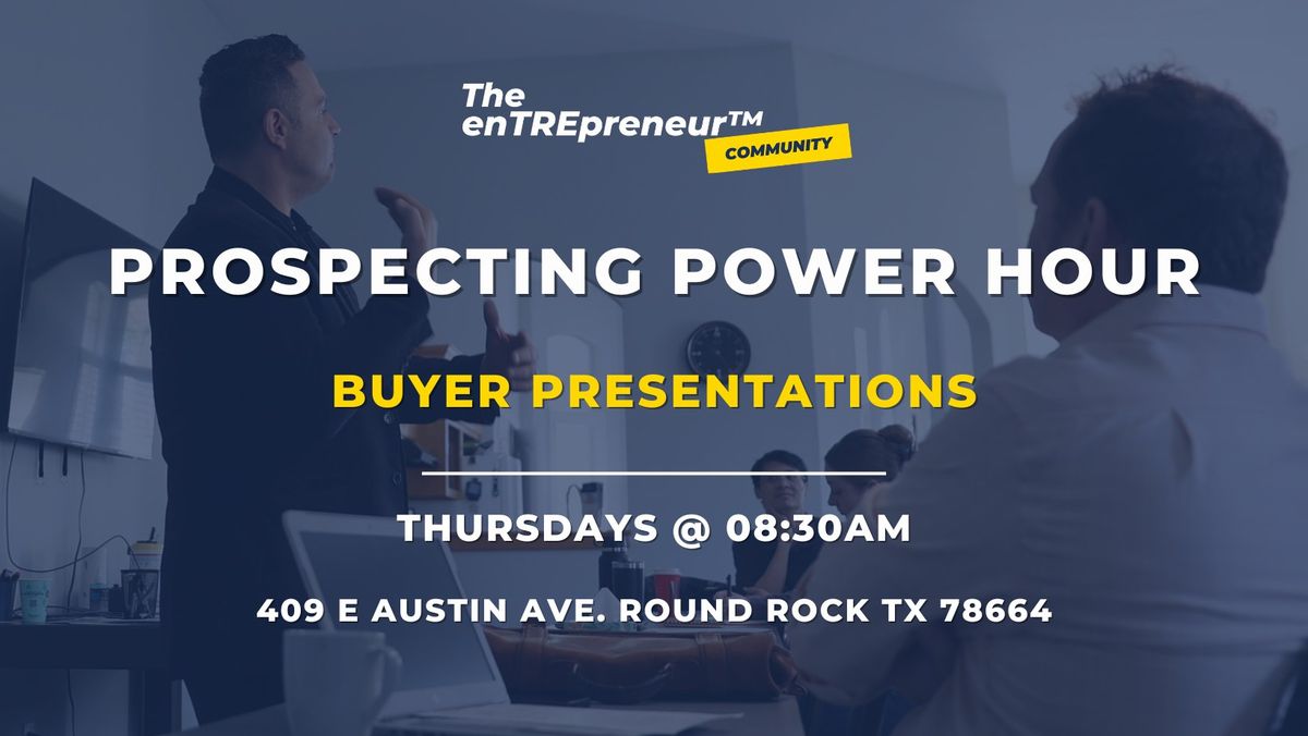 Power Hour: Buyer Presentations