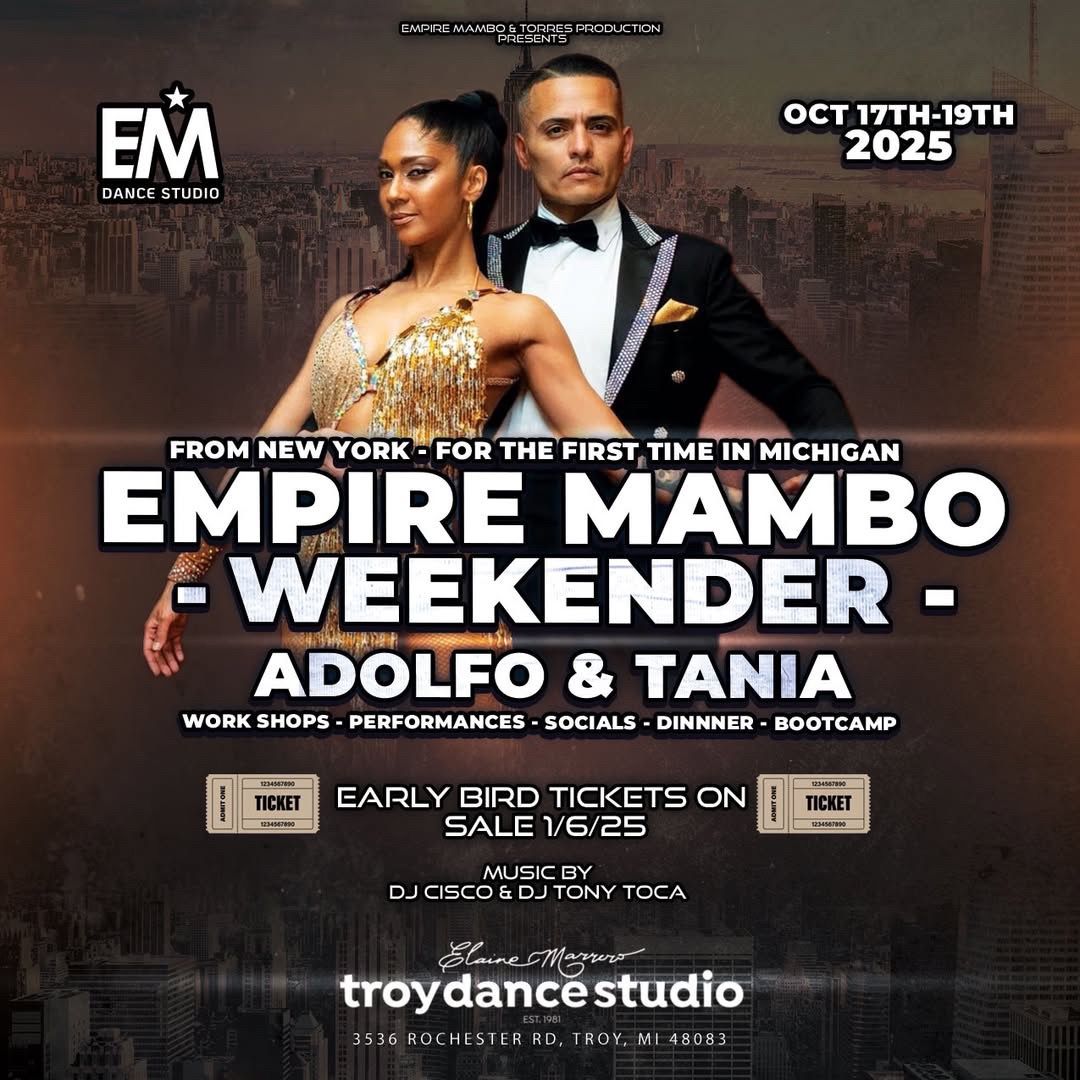 Empire Mambo Weekender with Adolfo Indacochea