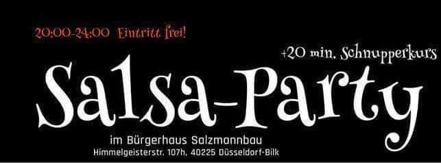  Salsa - Kizomba & Bachata Party im B\u00fcrgerhaus Salzmannbau Bilk mit Workshop