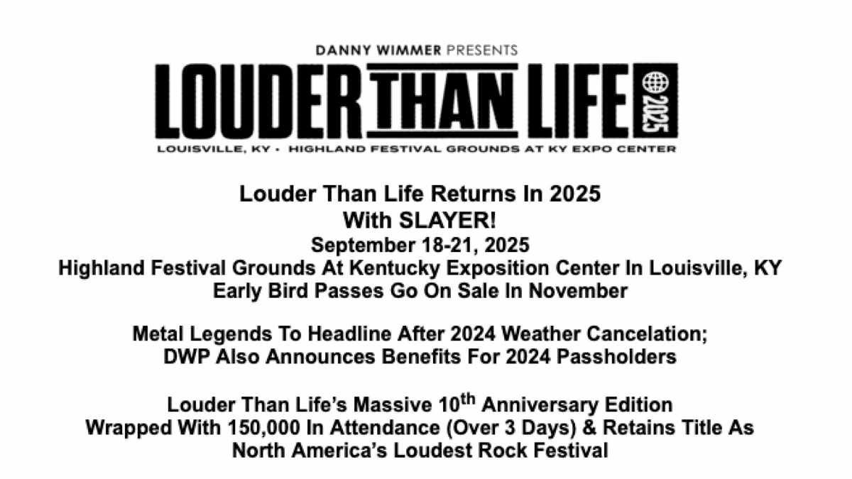 Louder Than Life - Friday