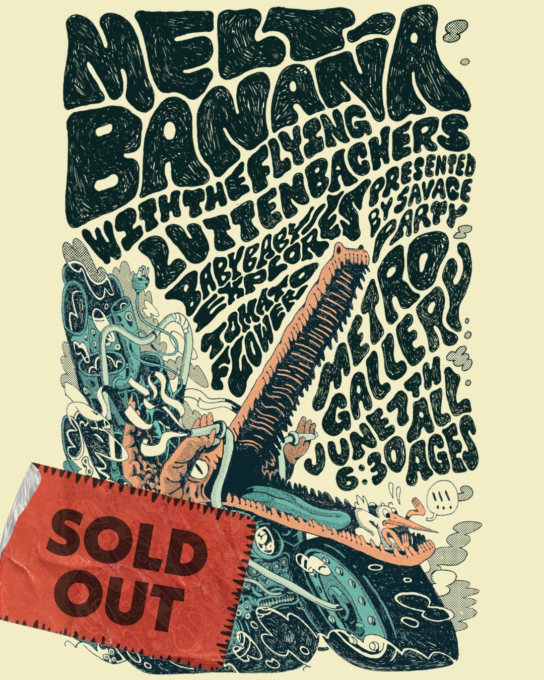 ((SOLD OUT)) MELT-BANANA w\/ The Flying Luttenbachers, Tomato Flower and Babybaby_explores