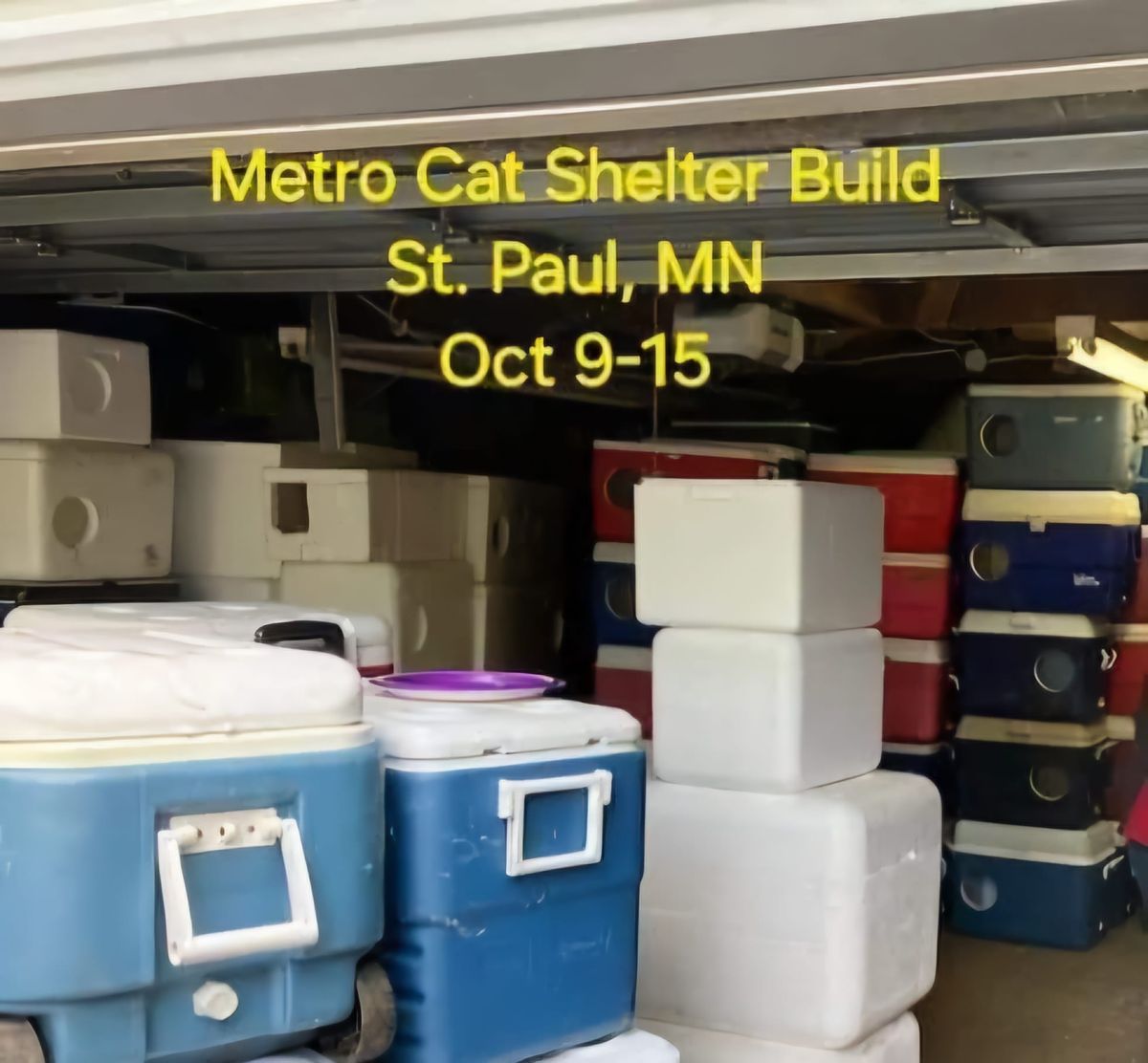 W. St. Paul - Central Metro Cat Shelter Build