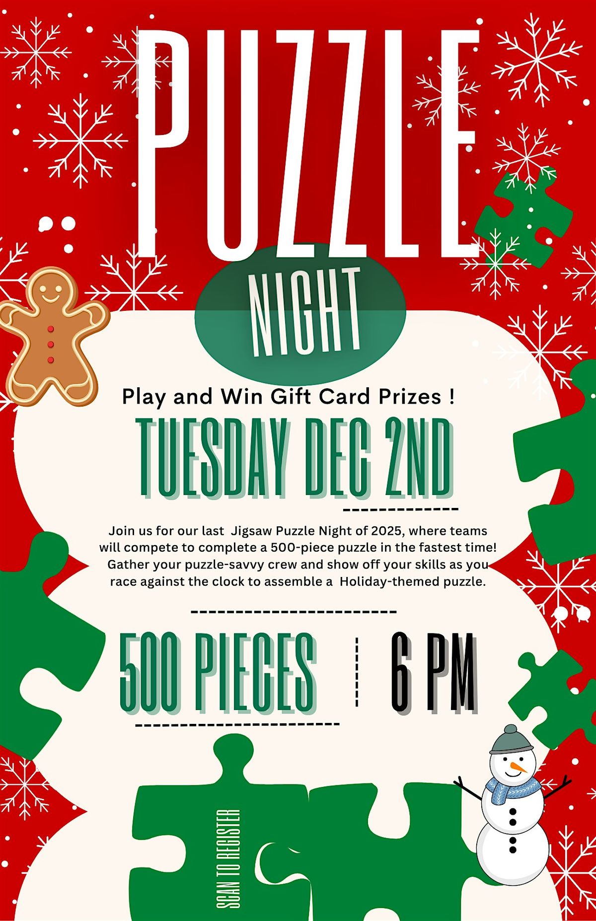 Puzzle Night - Holiday Edition