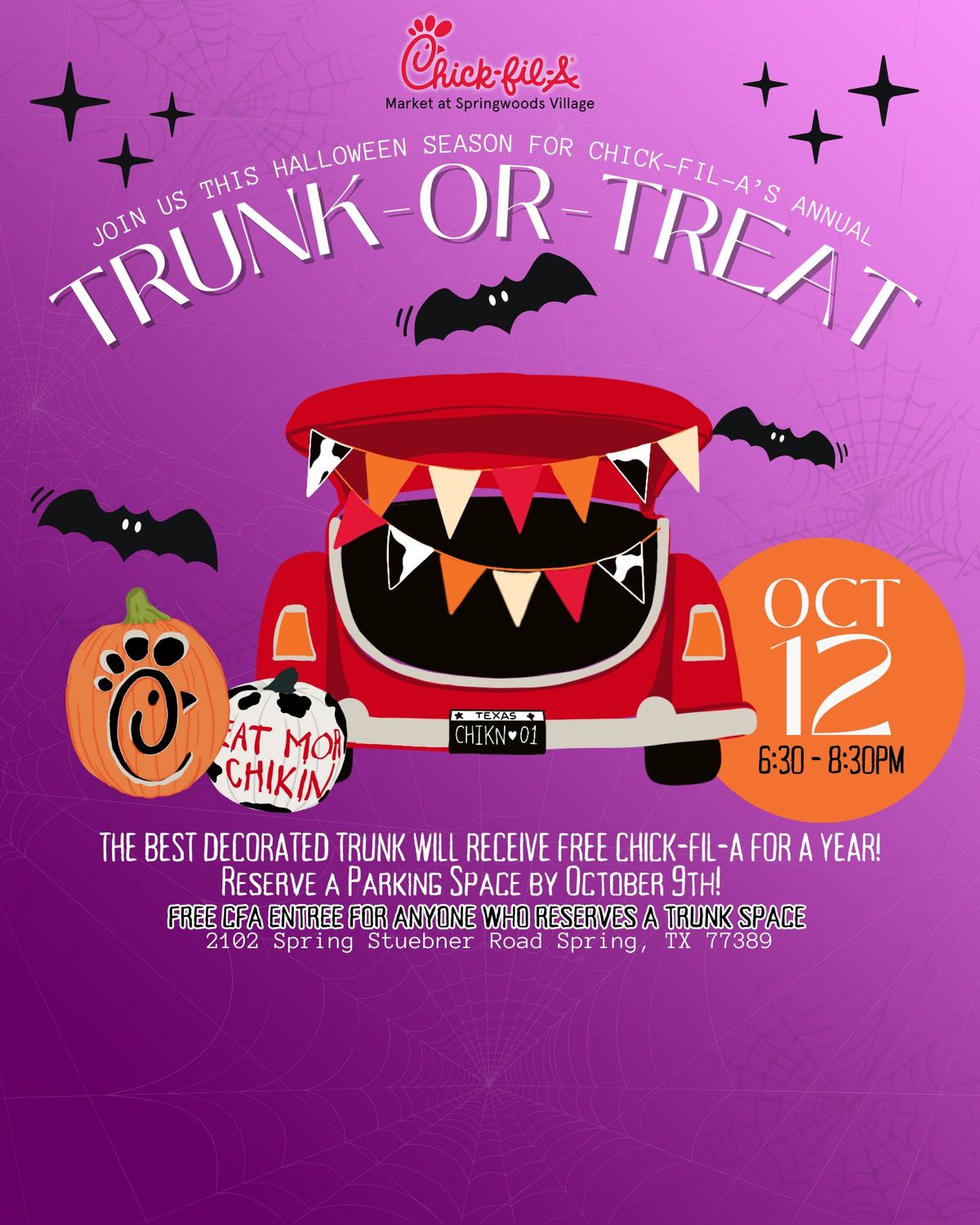 Chick-fil-A\u2019s Annual Trunk-or-Treat