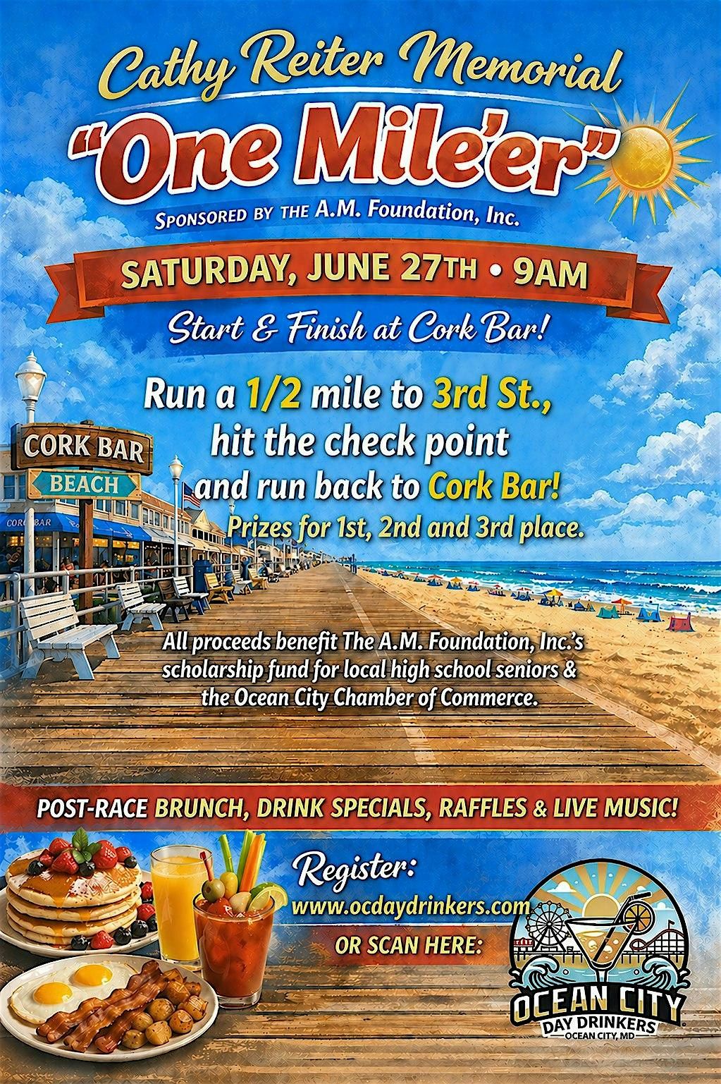 Cathy Reiter Memorial \u201cOne Mile\u2019er\u201d\/Cork Bar Brunch Party!