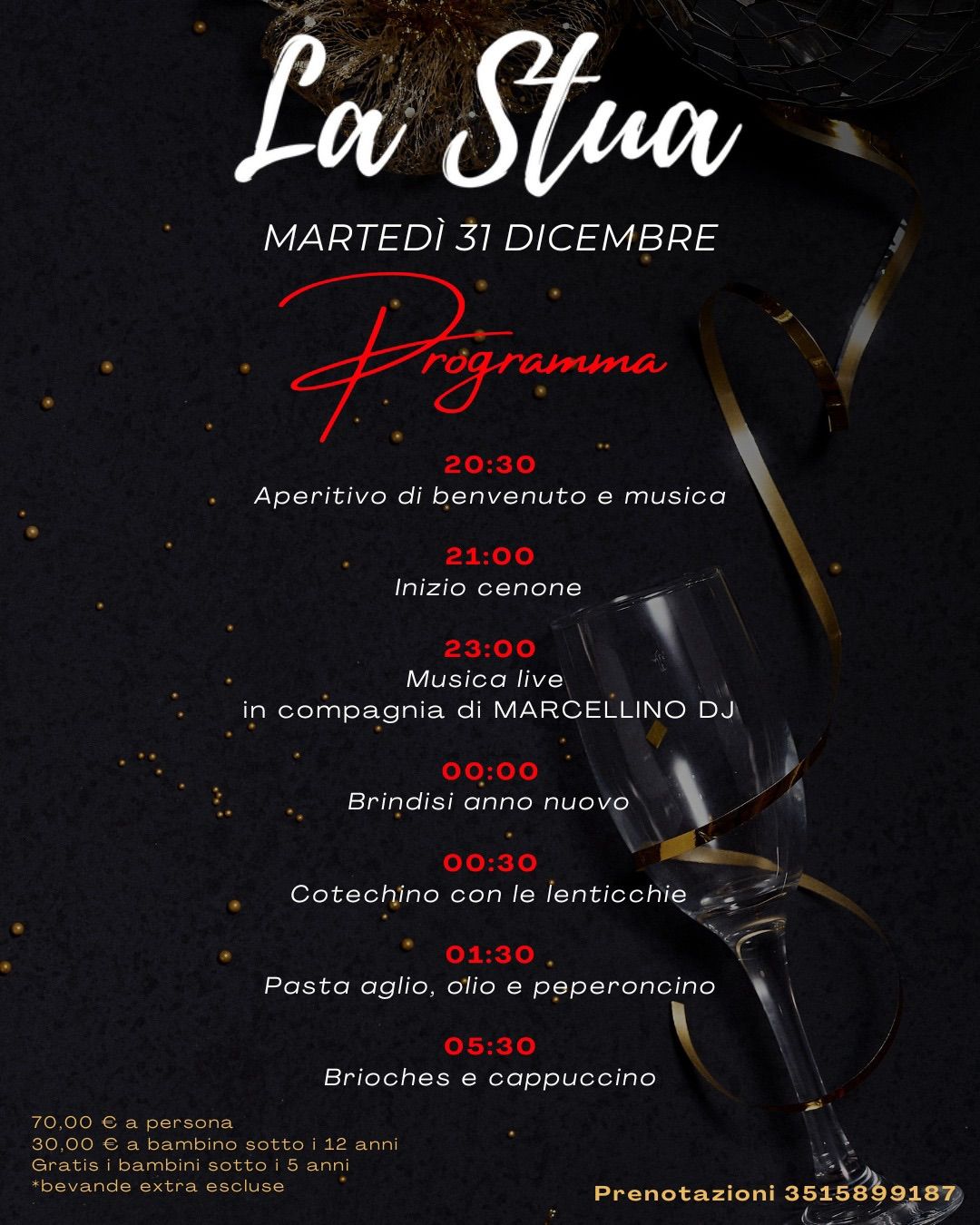 CAPODANNO A LA STUA