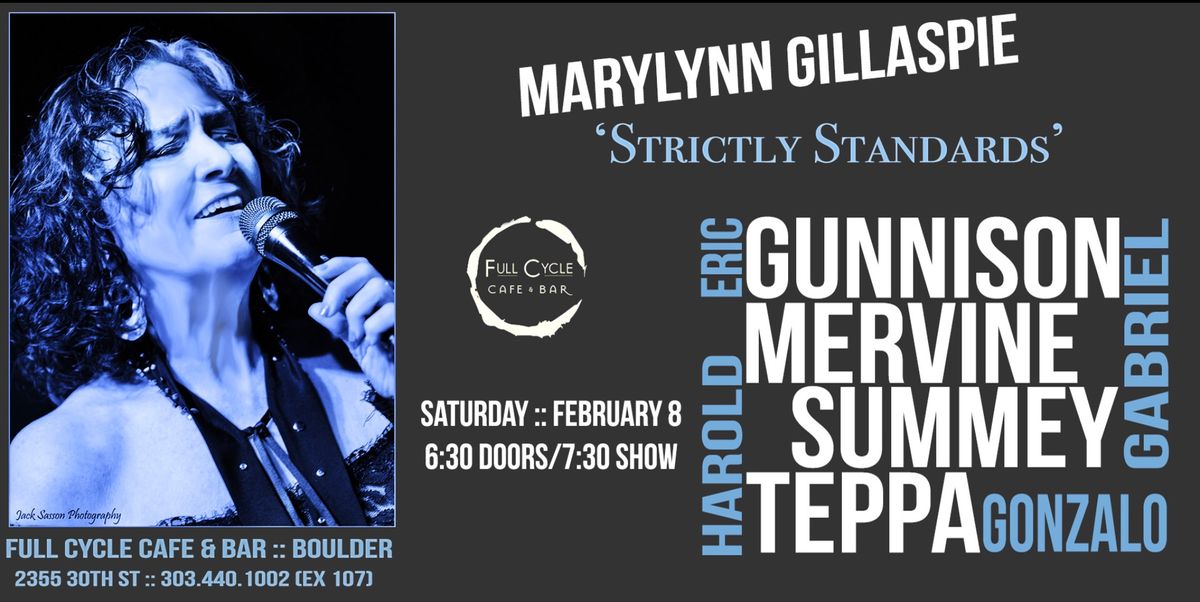 MaryLynn Gillaspie Quintet performs an evening of Strictly Standards