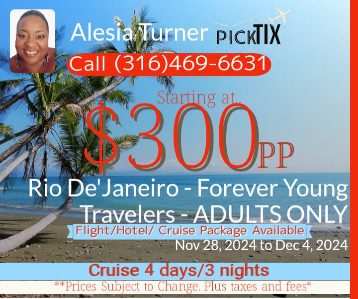 Rio De'Janeiro CRUISE- Forever Young Travelers 