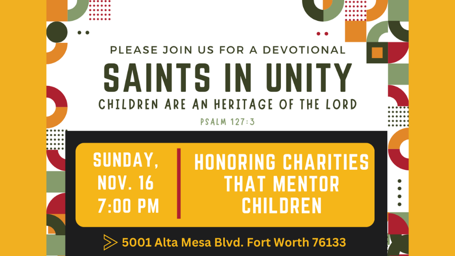 SAINTS IN UNITY DEVOTIONAL, \u201cCHILDREN ARE AN HERITAGE OF THE LORD\u201d