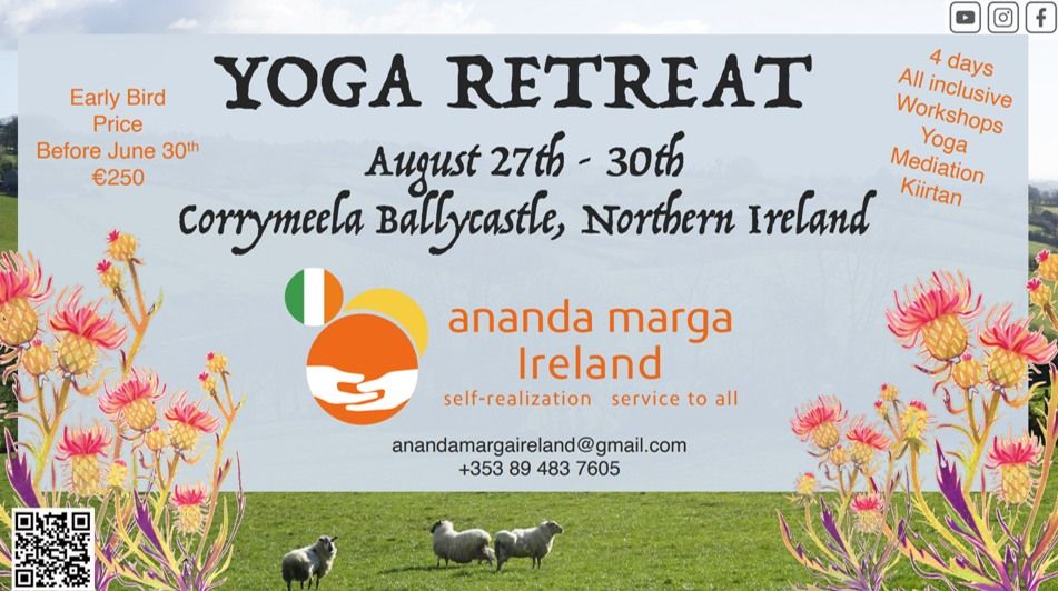 Yoga and Meditation Retreat - August 2024 - Ananda Marga Ireland