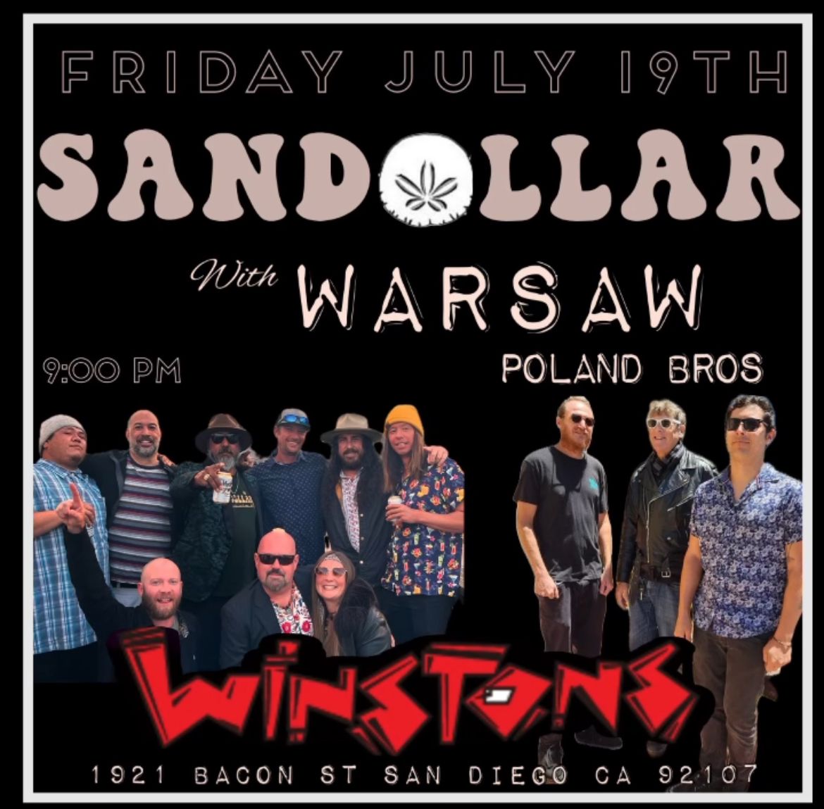 SANDOLLAR with Warsaw Poland Bros + Ari and The Rod