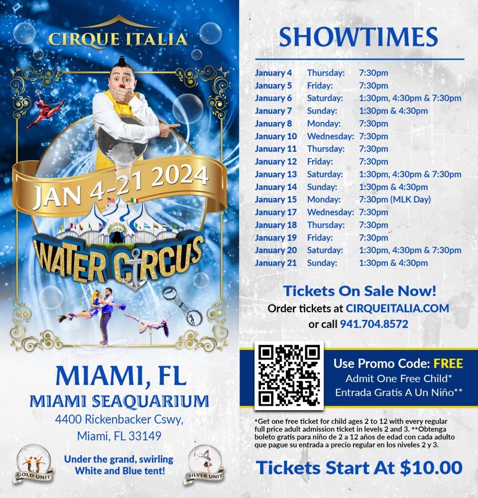 Cirque Italia: Water Circus Gold at The Plateau at National Harbor