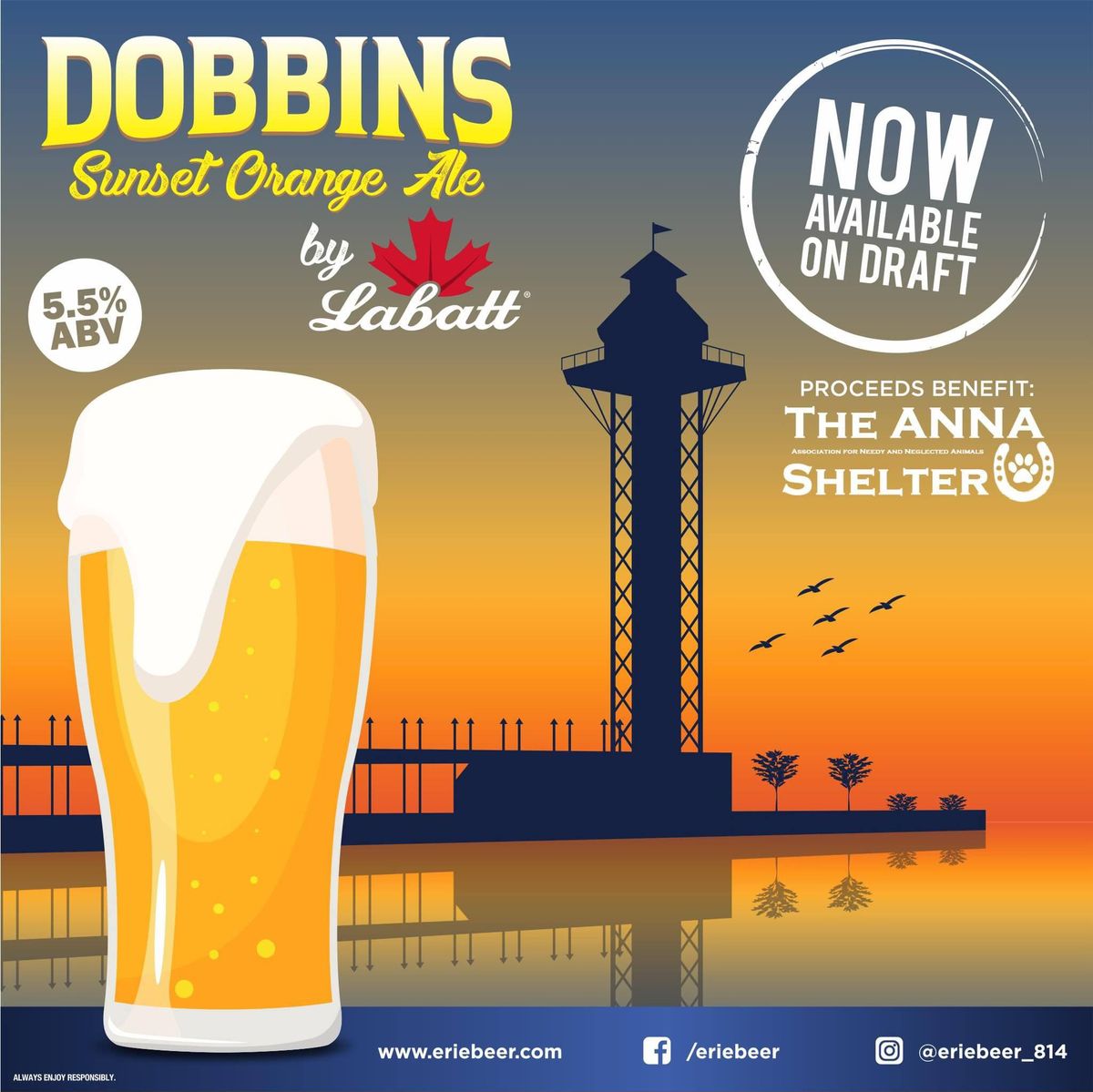 ANNA Shelter Event - Featuring Dobbins Sunset Orange Ale
