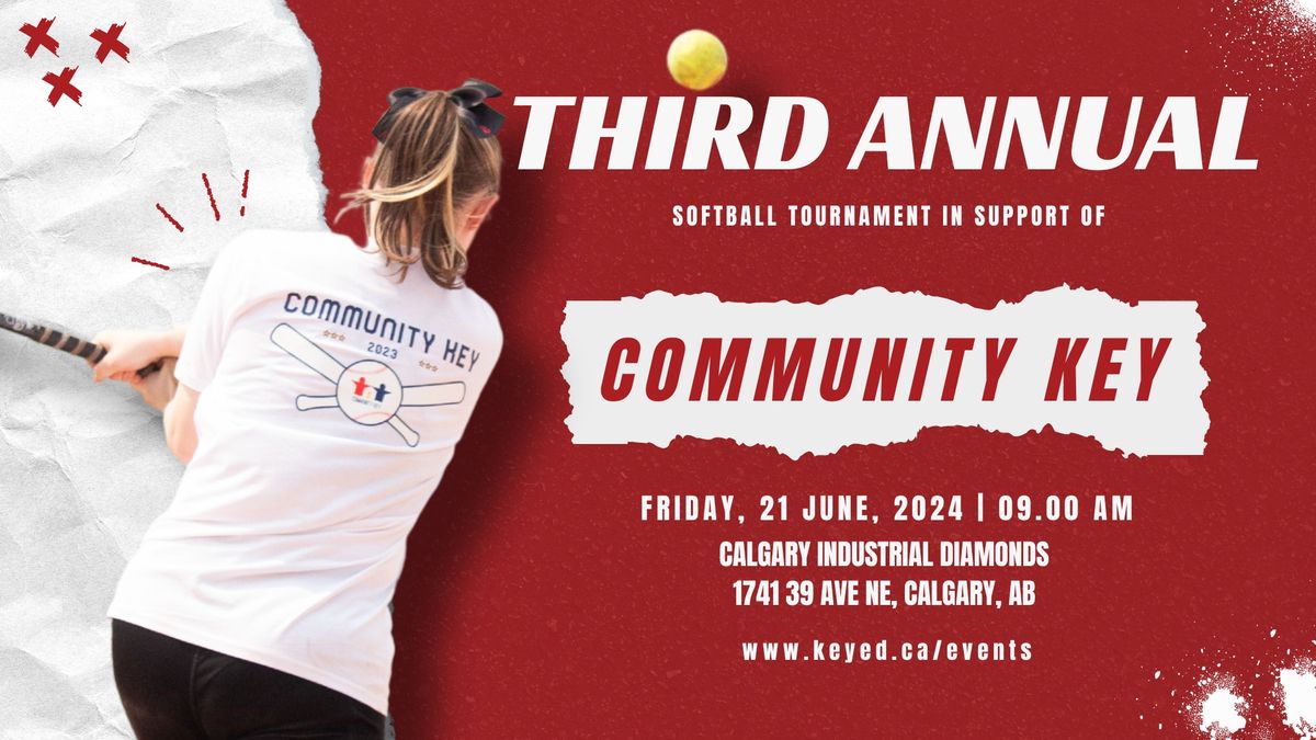 2024 Softball Tournament for Community Key
