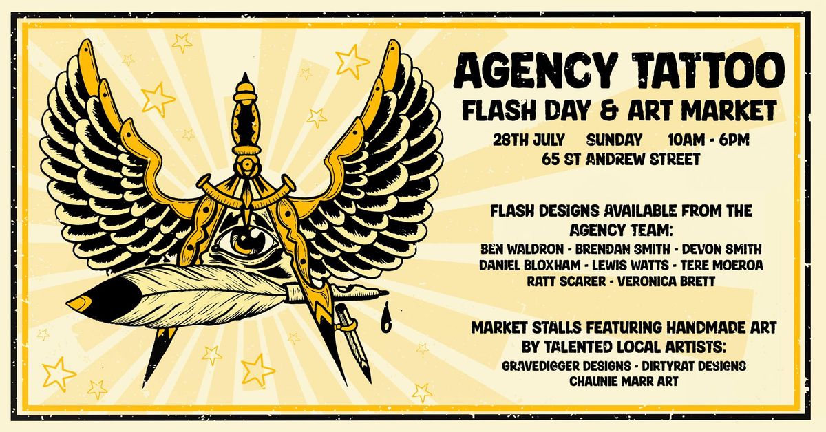 Agency Tattoo Flash Day & Art Market