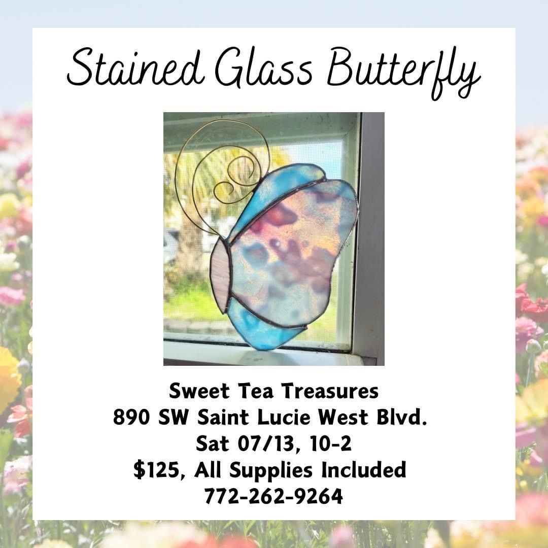 Stained Glass Butterfly 
