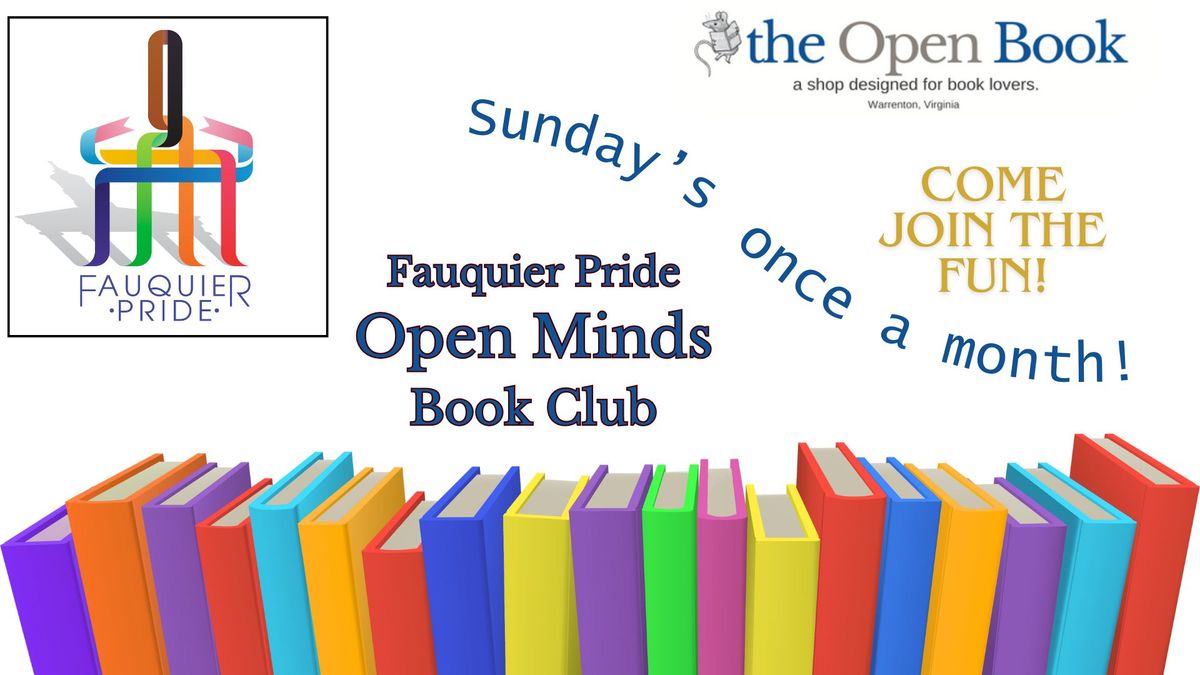 Open Minds Book Club Cohosted with Fauquier Pride