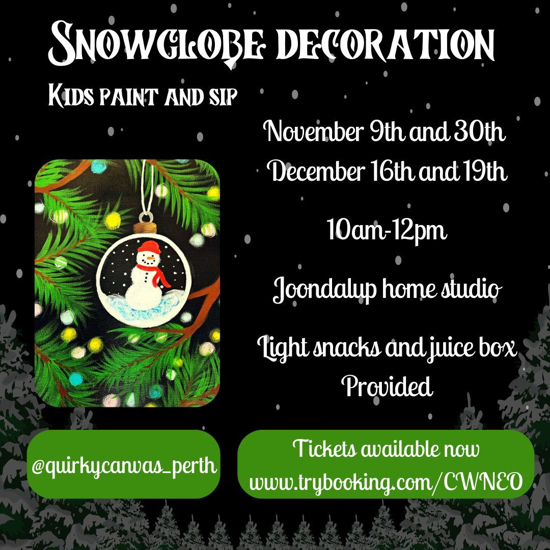 Kids Christmas Special - Snowglobe Decoration