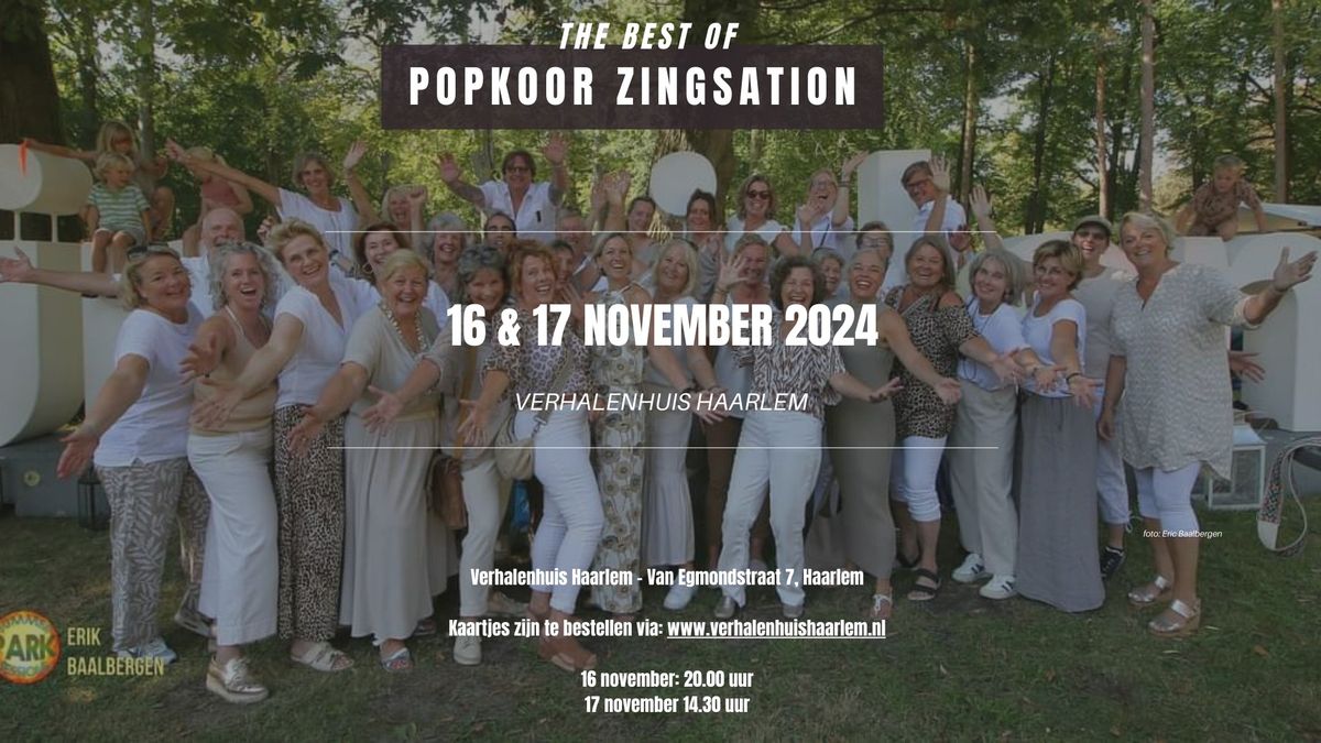 "The best of" van Popkoor Zingsation.