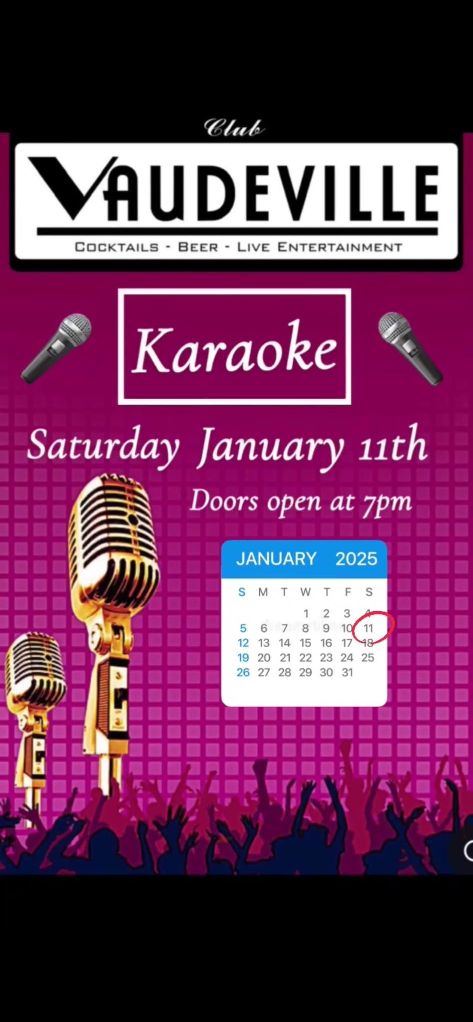 Karaoke Night at Vaudeville