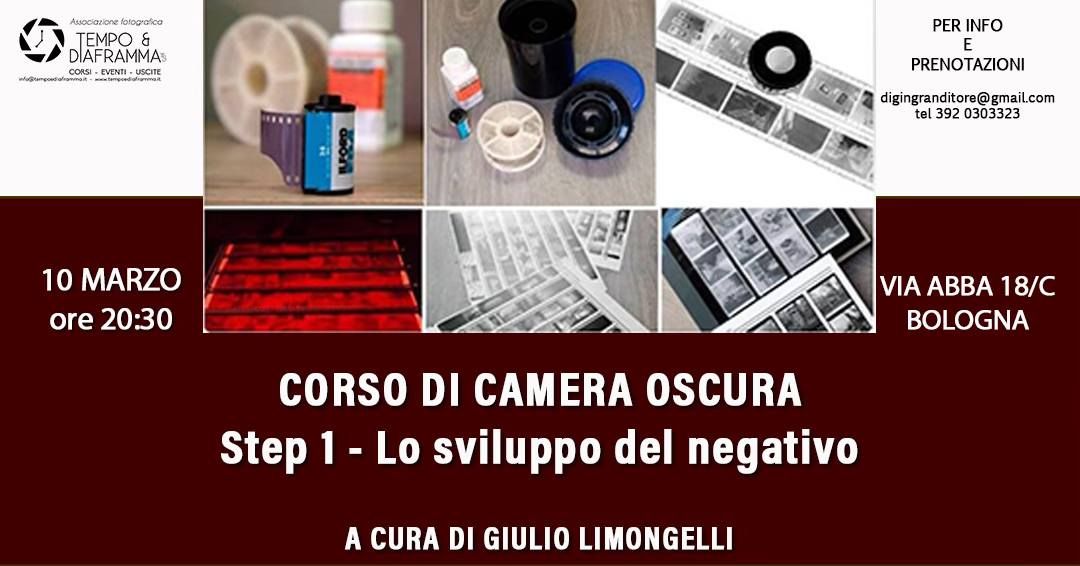 Corso di Camera Oscura - Step 1 con Giulio Limongelli