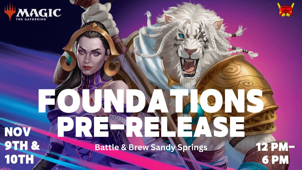 Magic The Gathering: Foundations Pre-Release Event