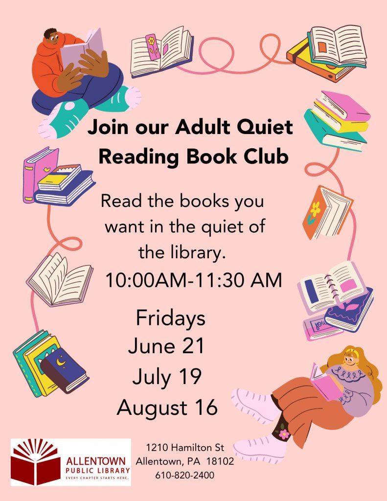 Adult Quiet Reading Book Club